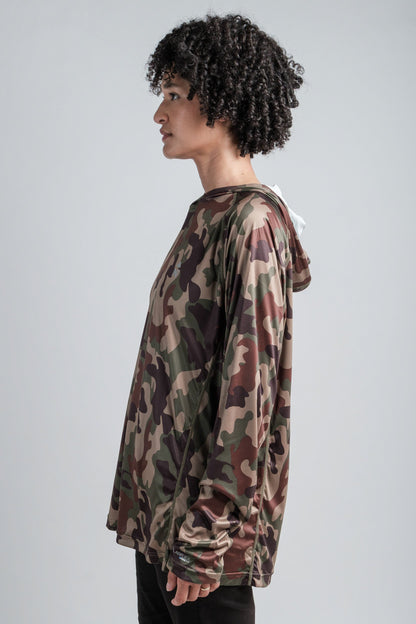 Sweat à capuche d'été rafraîchissant anti-UV UPF 50 pour femme