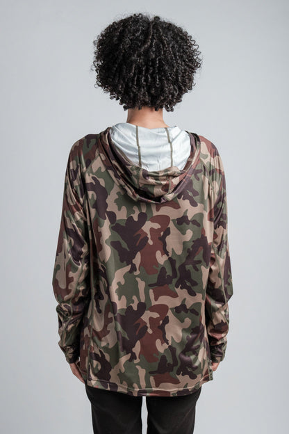 Sweat à capuche d'été rafraîchissant anti-UV UPF 50 pour femme