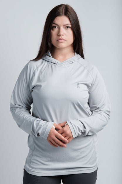 Sweat à capuche d'été rafraîchissant anti-UV UPF 50 pour femme