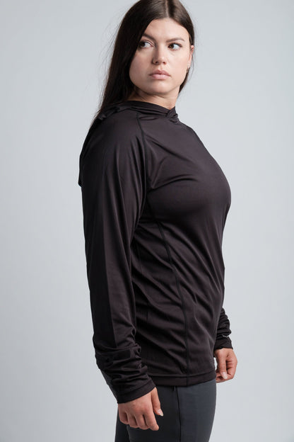Sweat à capuche d'été rafraîchissant anti-UV UPF 50 pour femme