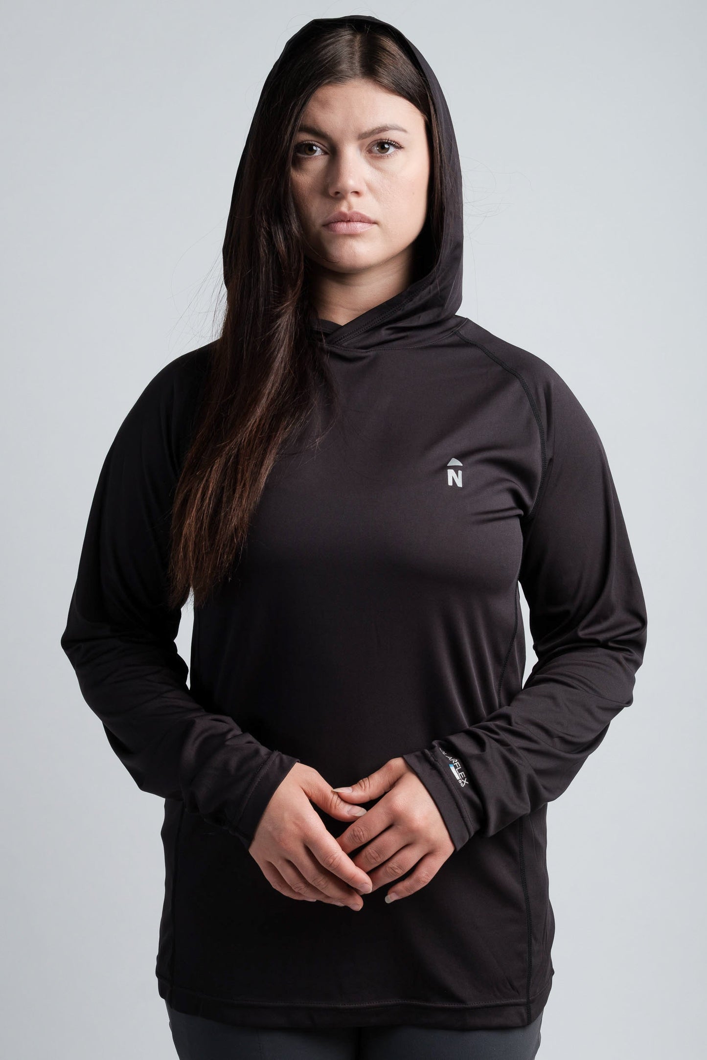Sweat à capuche d'été rafraîchissant anti-UV UPF 50 pour femme