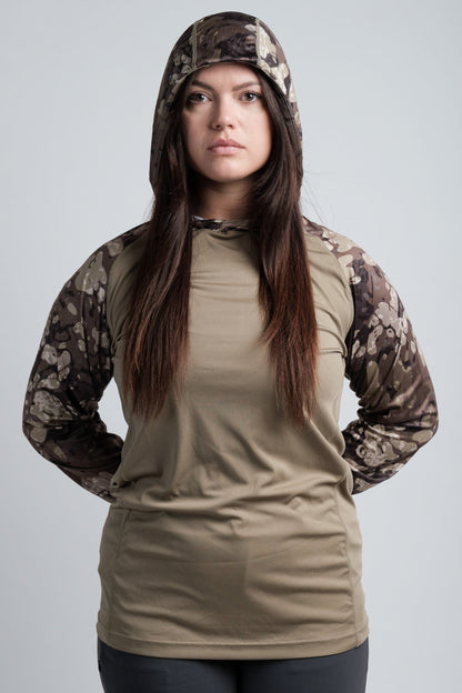 Sweat à capuche d'été rafraîchissant anti-UV UPF 50 pour femme
