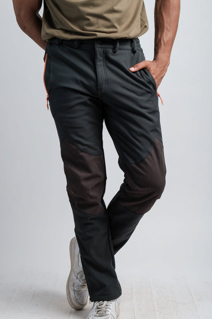 Pantalon d'aventure imperméable gris pour hommes