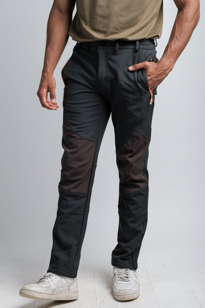 Pantalon d'aventure imperméable gris pour hommes