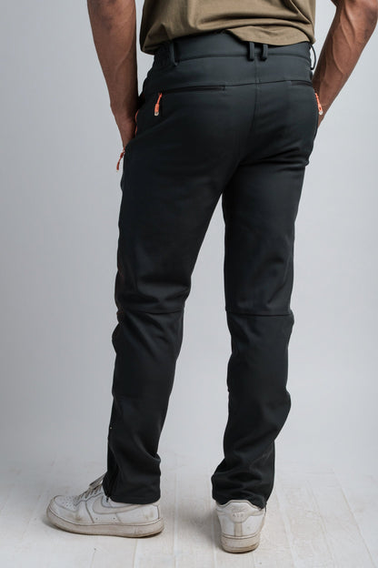 Pantalon d'aventure imperméable gris pour hommes