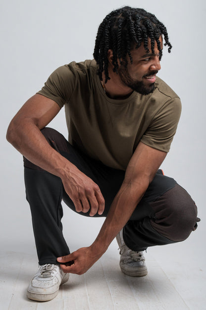 Pantalon d'aventure imperméable gris pour hommes