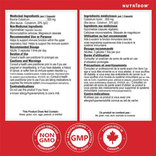 Nutridom COLOSTRUM BOVIN 500, 60 gélules végétales