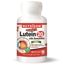 Nutridom LUTÉINE 20 avec ZÉAXANTHINE, 60 V-Caps