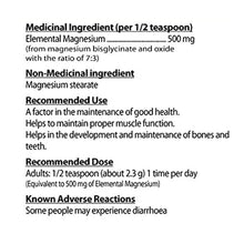 Nutridom BISGLYCINATE DE MAGNÉSIUM 500 POUDRE, 124 g