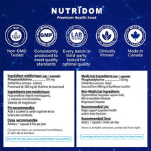 Nutridom PS 150 (Phosphatidylserine), 150mg x 60 VCaps