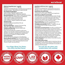 Nutridom BERBÉRINE 1000, 120 capsules végétales