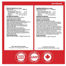 Nutridom ATLANTIC COD LIVER OIL, 120 softgels