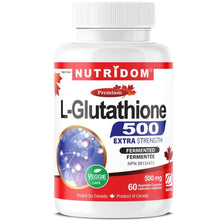 Nutridom  L-GLUTATHION 500 mg, 60 capsules végétales