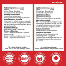 Nutridom PYGEUM200, 120 VCaps