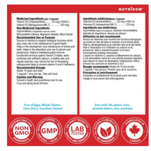 Nutridom VITAMIN D3+K2, VEGAN 120 VCaps