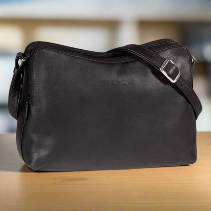 Sac bandoulière Derek Alexander en cuir