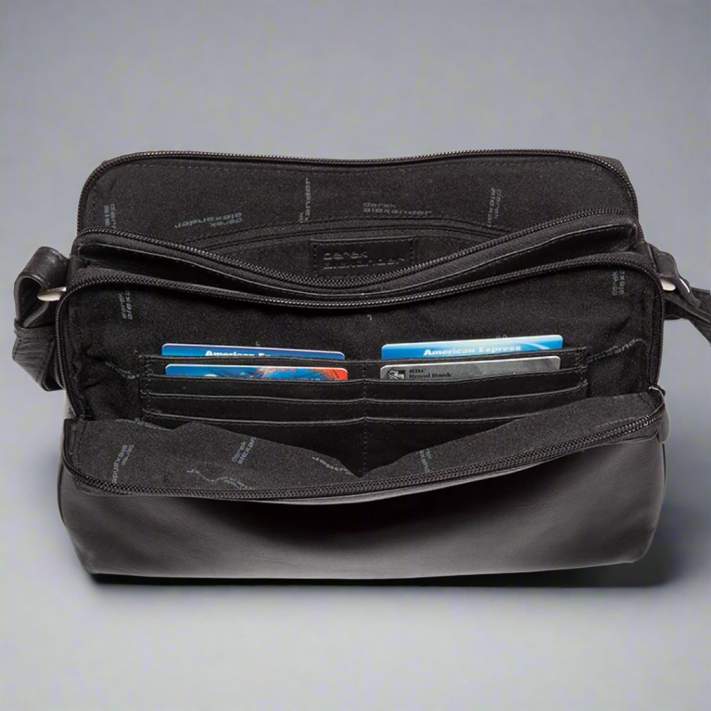 Sac bandoulière Derek Alexander en cuir