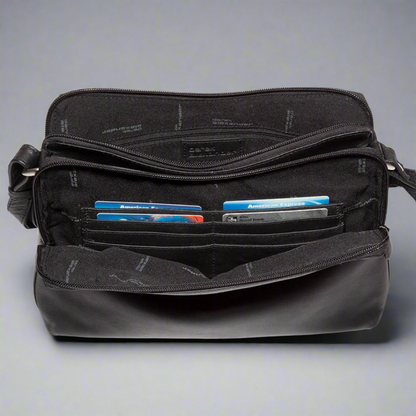 Sac bandoulière Derek Alexander en cuir