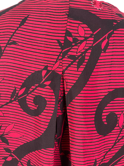 PRC6544 Tunique-robe Avatar Pure Soie à Poche Auto-tissu