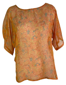 PRG6525 Haut fendue en soie pure Sheer Avatar