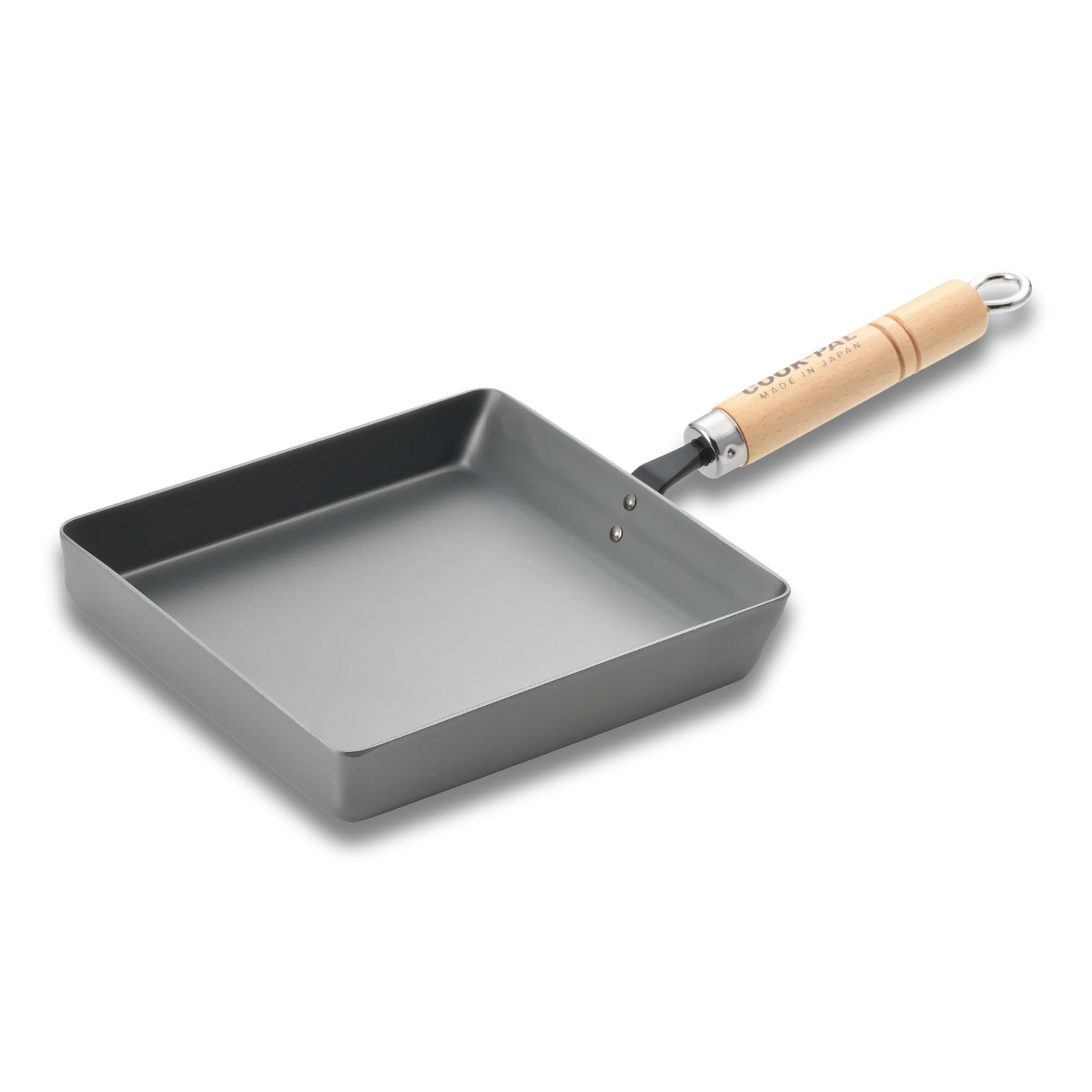 Yoshikawa Cook-Pal Ren Large Nitrided Carbon Steel Rolled Egg/Omelet Pan (Tamagoyaki)