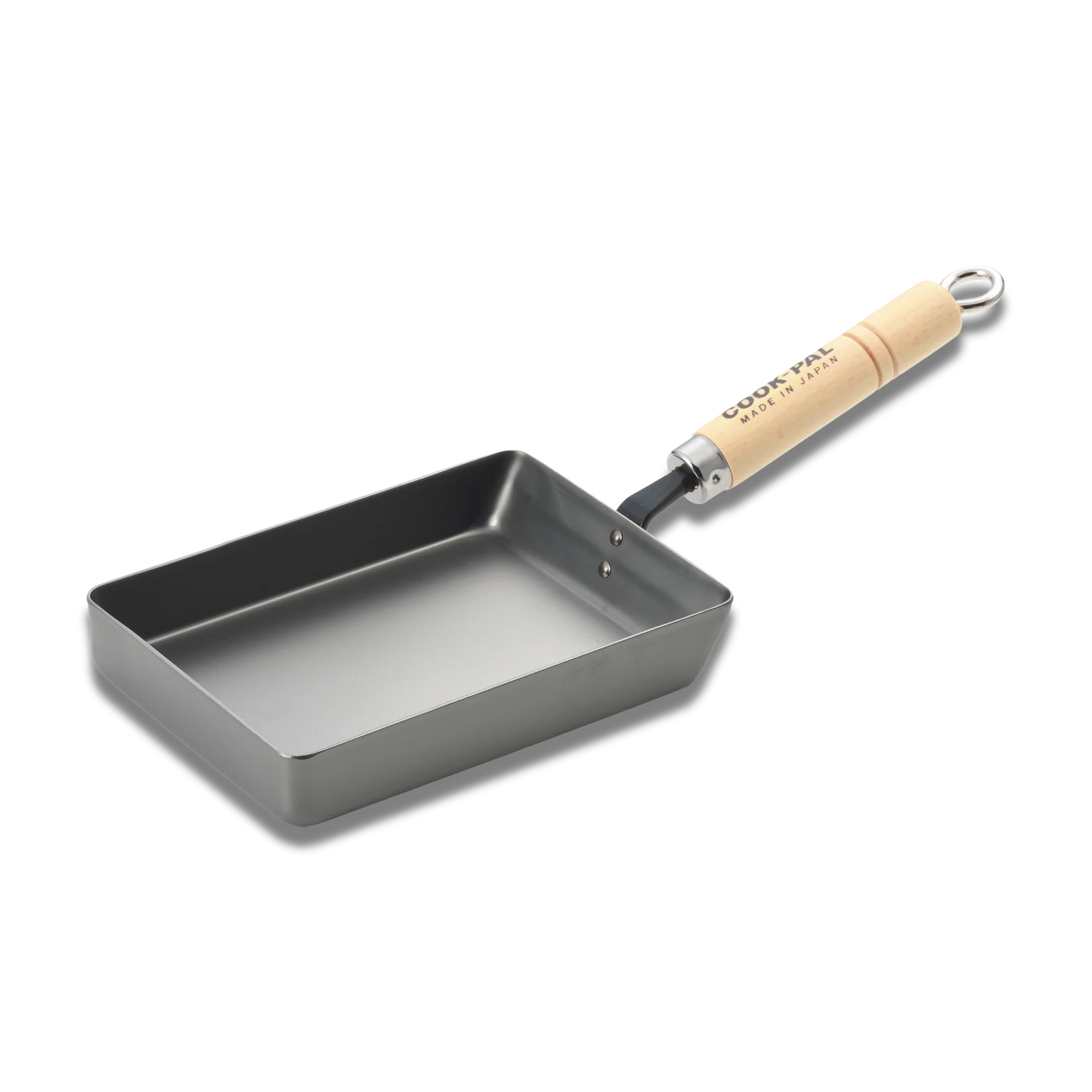 Yoshikawa Cook-Pal Ren Medium Nitrided Carbon Steel Rolled Egg/Omelet Pan (Tamagoyaki)
