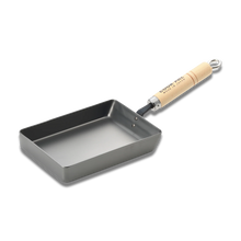 Yoshikawa Cook-Pal Ren Medium Nitrided Carbon Steel Rolled Egg/Omelet Pan (Tamagoyaki)