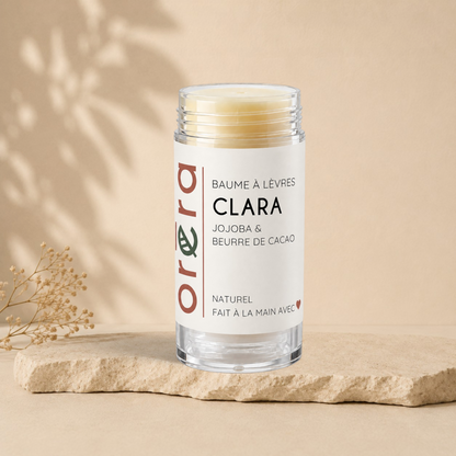 Baume à lèvres géant CLARA jojoba & beurre de cacao