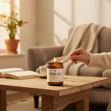 Bougie de soya VASILISA épices d'automne