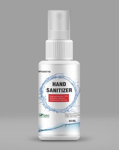 ORGEN Hand Sanitizer Spray 60mL - NPN 80097790