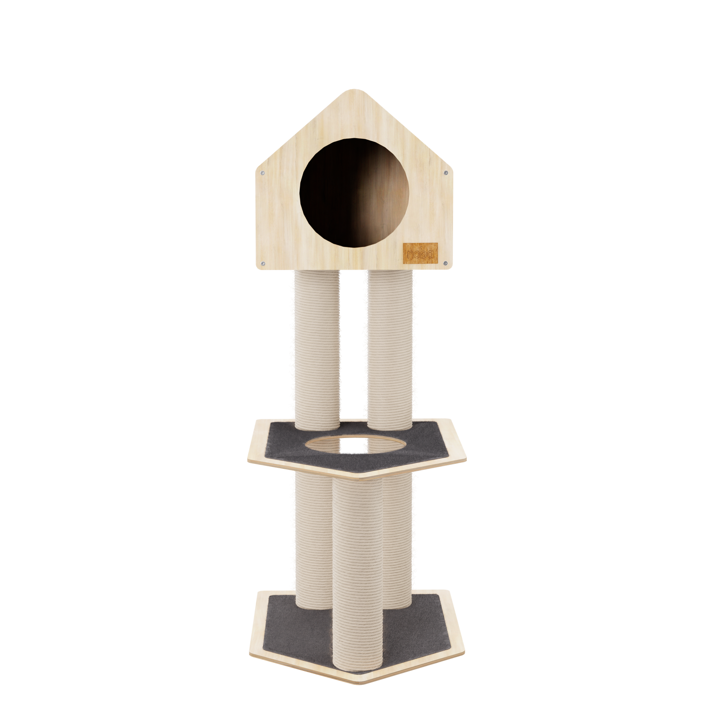 Condo Refuge - Arbre à Chat de Luxe à 2 Niveaux