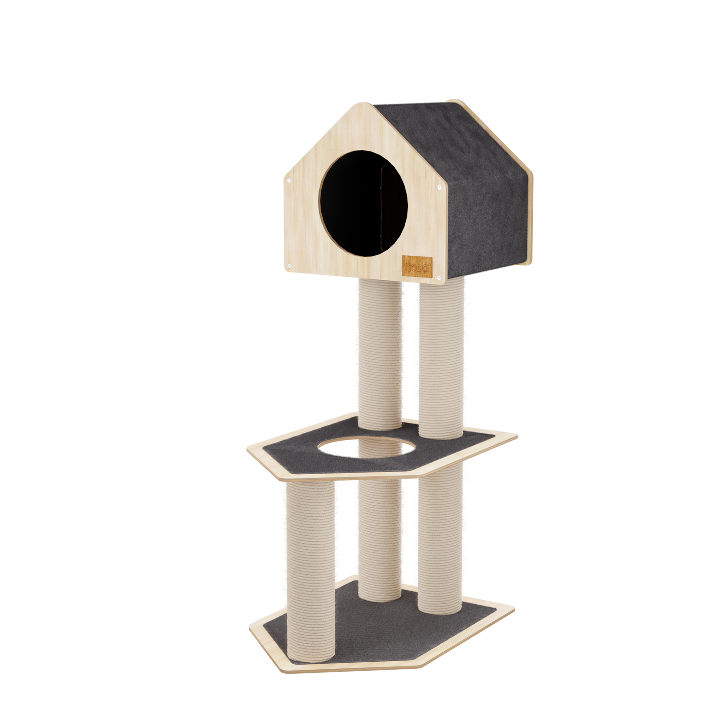 Condo Refuge - Arbre à Chat de Luxe à 2 Niveaux