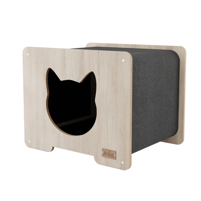 La Cachette pour chat à gratter La Hutte
