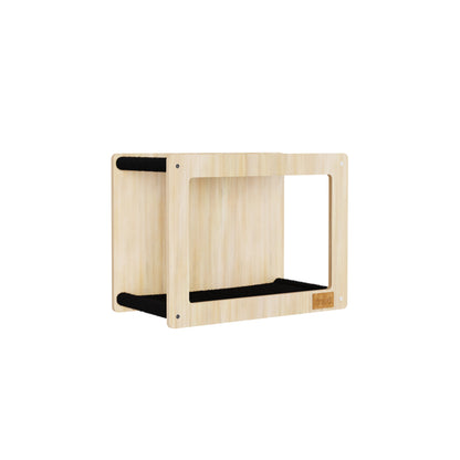 Cachette double hamac murale pour chats