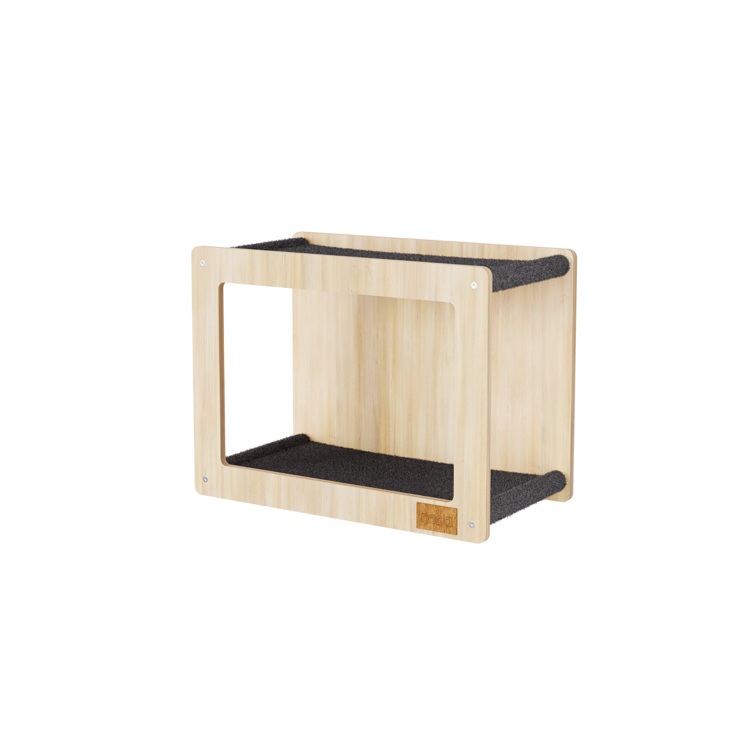 Cachette double hamac murale pour chats