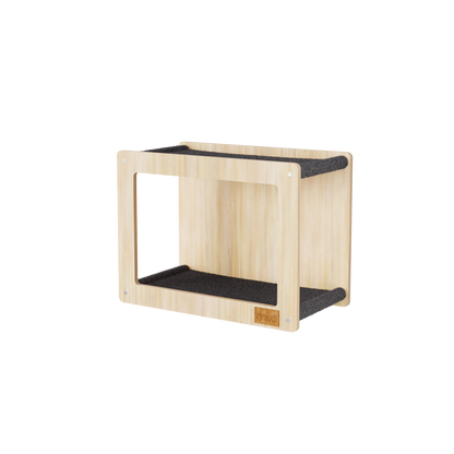 Cachette double hamac murale pour chats