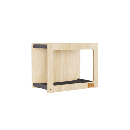 Cachette double hamac murale pour chats