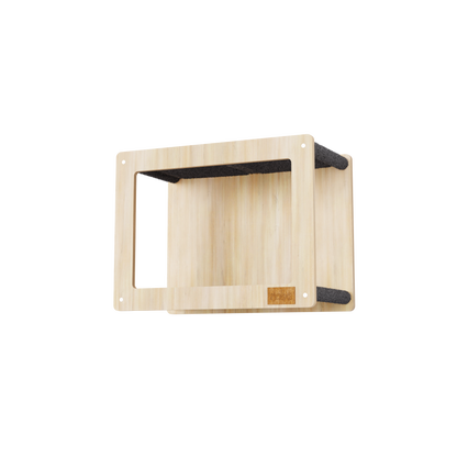 Cachette double hamac murale pour chats
