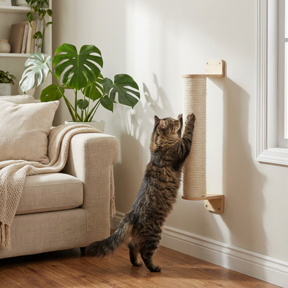 Griffoir mural pour chat