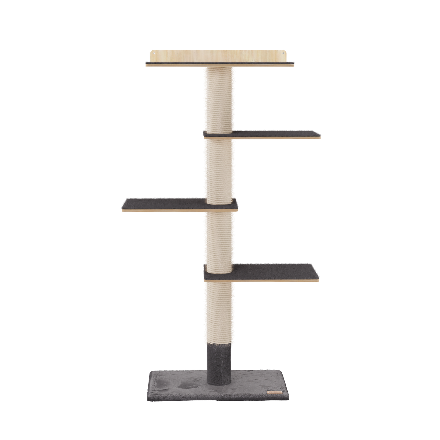Arbre à chat mural de 183 cm – Idéal pour les petits espaces
