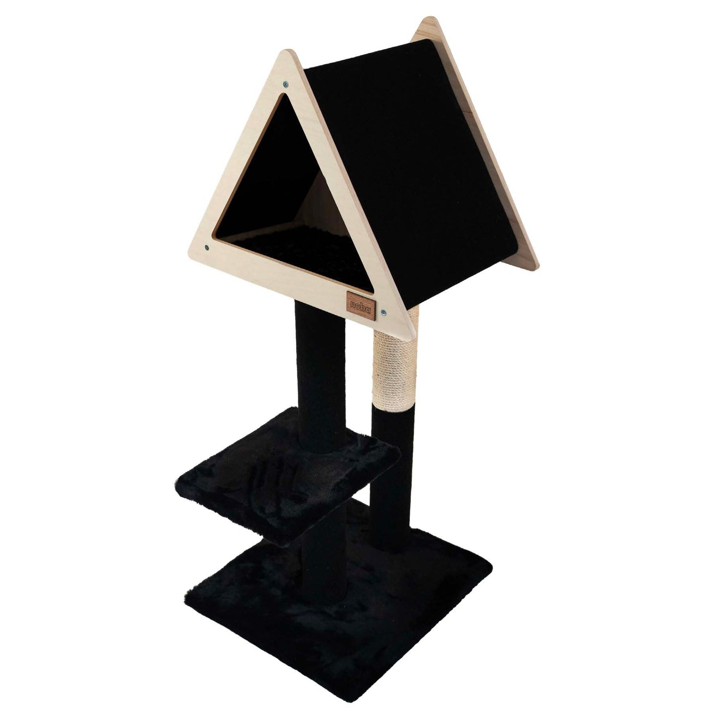Tipi Cachette - Arbre à chat de luxe à 2 niveaux