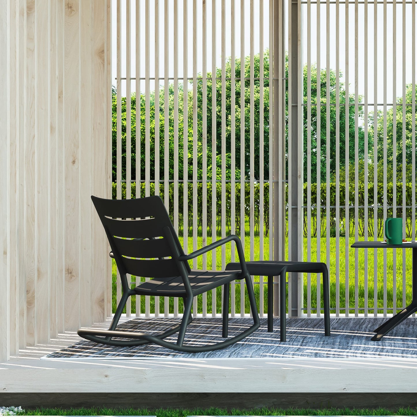 OUTO Tabouret<br> Utilisation intérieure et extérieure