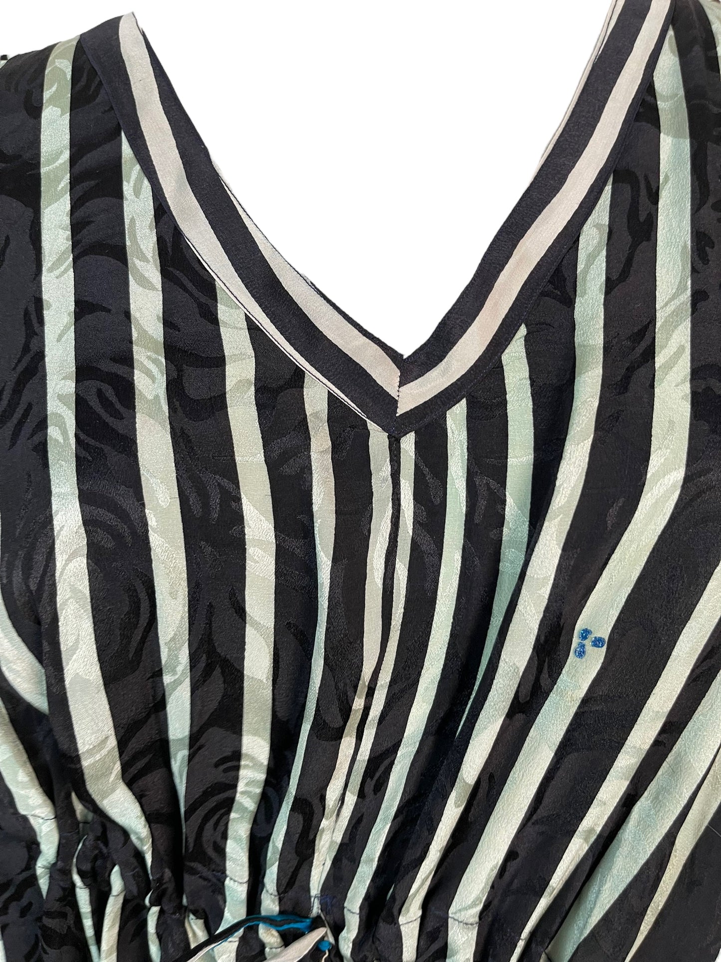 PRC6392 Caftan long Avatar en pure soie