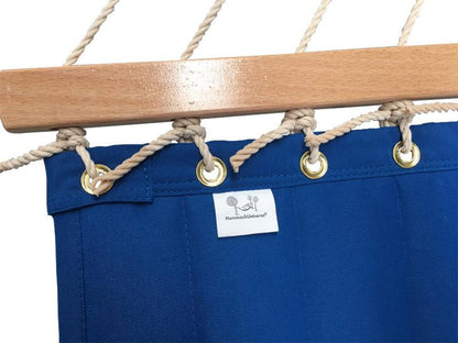 Hamac double matelassé en oléfine avec oreiller assorti - Boîte ouverte