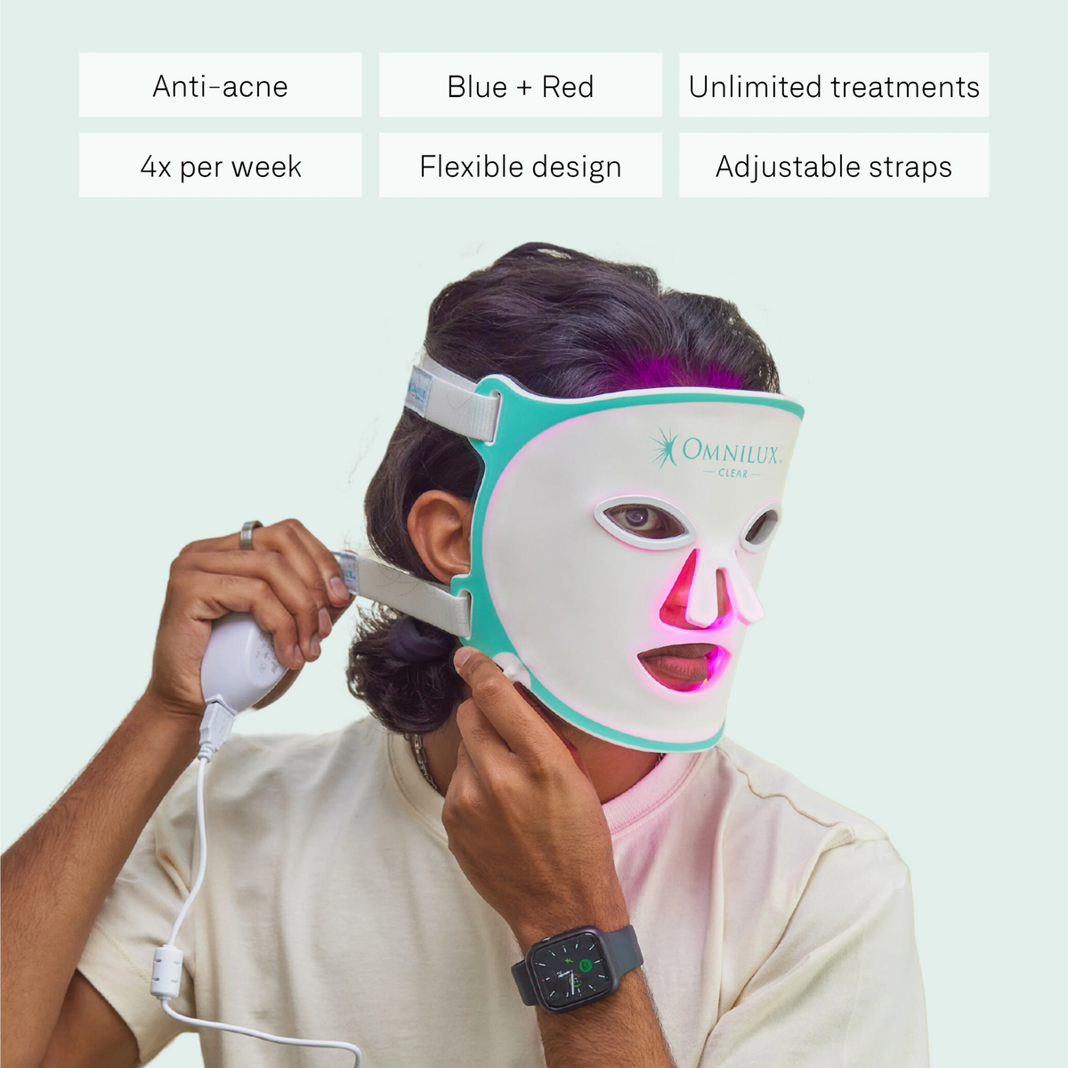 Omnilux Face Contour + Clear + Contour Glove