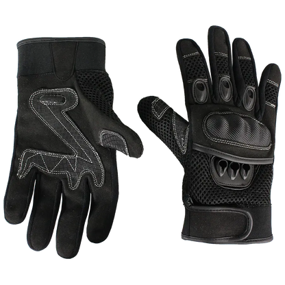 Gants de moto en maille "Hard Knuckle" Open Road