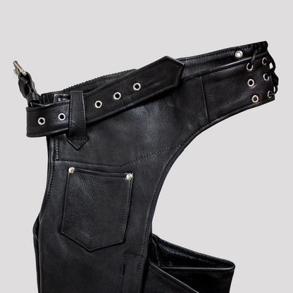 Chaps en cuir haute résistance Open Road