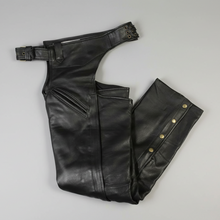 Jambières en cuir premium pour homme Open Road, 2 poches