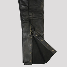 Jambières en cuir premium pour homme Open Road, 2 poches