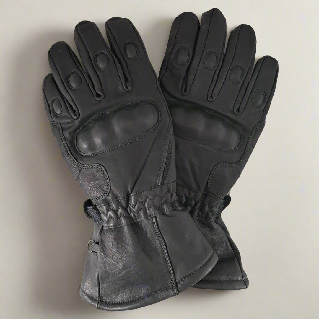 Gants de moto en cuir blindés pour hommes Open Road
